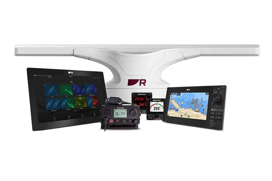 Radar und Kartenplotter auf Yacht