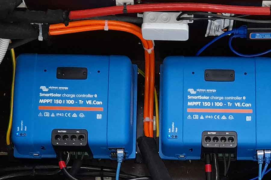 Victron MPPT Laderegler im Einsatz