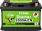 Preview: BullTron Lithium Starter Batterie Polar 12,8V 105Ah