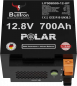 Preview: BullTron Lithium Batterie Untersitz 12,8V 700Ah Smart BMS Polar