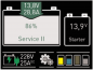 Preview: Philippi Batteriemonitor BTM2 12/24V mit NMEA-2000