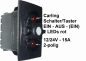 Preview: VKB2UVVC Carling Schalter/Taster EIN-AUS-(EIN) 1-0-(2) mit LED 2× rot 12/24V-15A ohne Wippe
