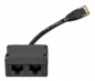 Preview: Victron RJ45-splitter cable 15cm 1xRJ45 male/2xRJ45 female