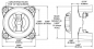 Preview: BlueSea - Batteriehauptschalter - 1-0-2 350A