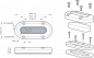 Preview: Scanstrut DS-Multi Multi-Decksdurchführung, Aluminium