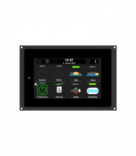 Philippi SystemMonitor PSL Plus P-Bus 5" Touchdisplay mit integriertem Tank- und Temperaturinterface