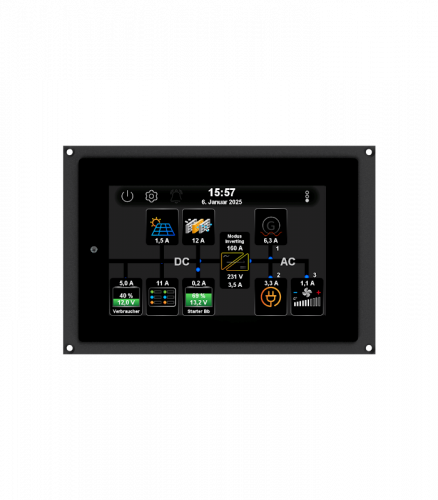 Philippi SystemMonitor PSL Plus P-Bus 5" Touchdisplay mit integriertem Tank- und Temperaturinterface