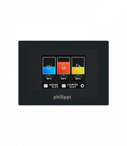 Philippi Tankmonitor TCS-B für 3 Tanks mit TFT Touchdisplay