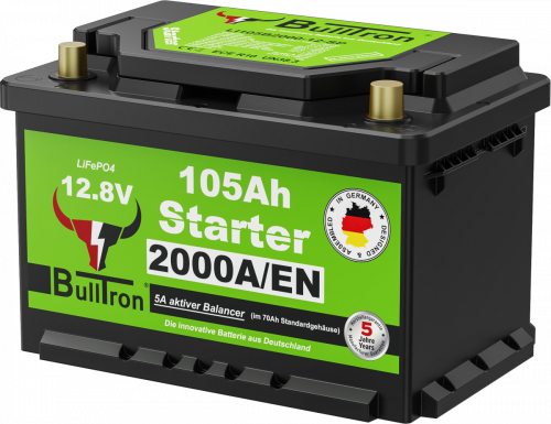 BullTron Lithium Starter Batterie Polar 12,8V 105Ah