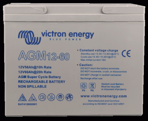 Victron AGM Super Cycle Batterie 12V/60Ah (M6)
