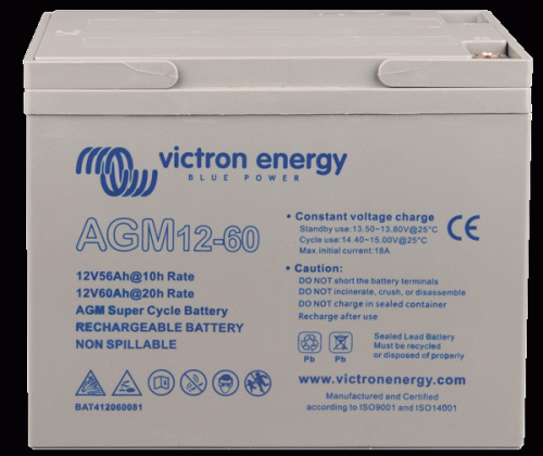 Victron AGM Super Cycle Batterie 12V/60Ah (M6)