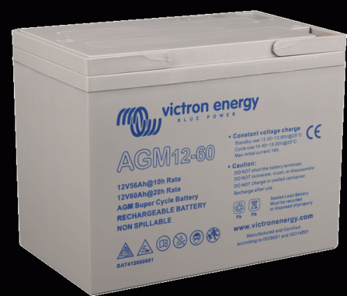 Victron AGM Super Cycle Batterie 12V/60Ah (M6)