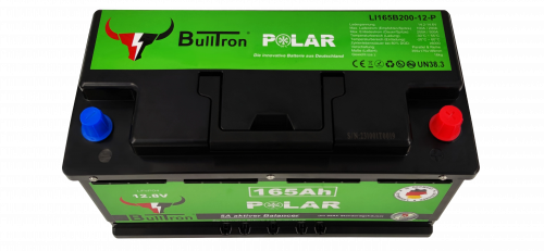 BullTron Lithium Batterie 12,8V 165Ah Smart BMS Polar