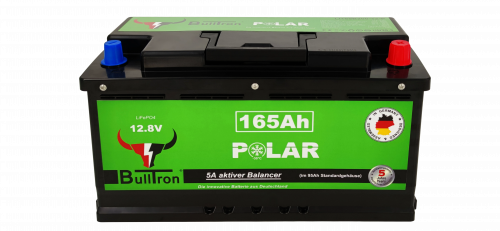 BullTron Lithium Batterie 12,8V 165Ah Smart BMS Polar