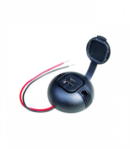 Philippi USA-CA Power USB-C/A Aufbau-Doppelsteckdose