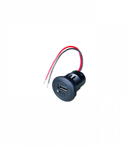 Philippi USB PD Power USB-C/A Doppelsteckdose PD/QC