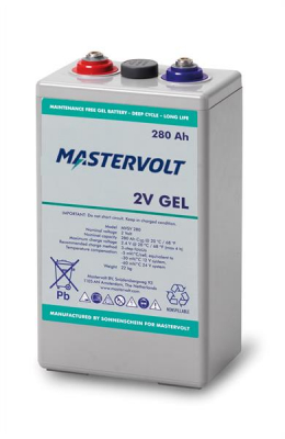 Mastervolt MVSV GEL Batterie 2V 280Ah