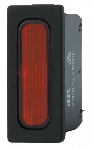 Philippi Netzkontrollleuchte 31,5x14 - SL 230 rot
