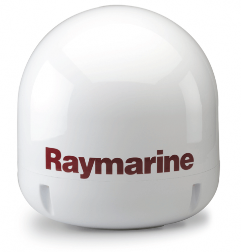 Raymarine E70473 60STV Satelliten-TV-Antenne – 60 cm AutoSkew für Europa, Mittlerer Osten und Südamerika