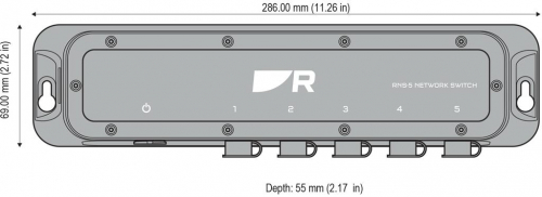Raymarine RNS-5 Gigabit RayNet Netzwerkswitch