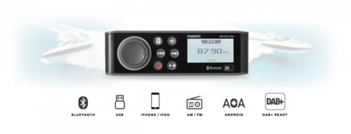 Fusion MS-RA70N Radio - NMEA-2000 kompatibel - 2 Zonen