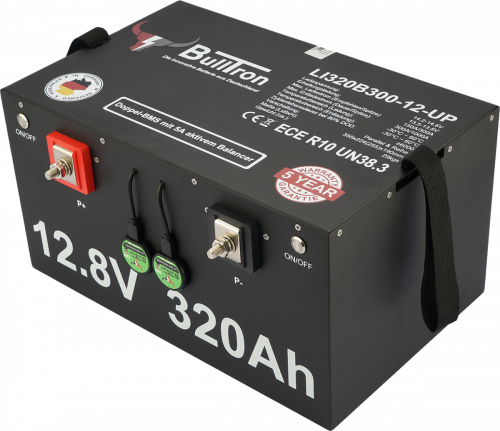 BullTron Lithium Batterie 12,8V 320Ah Untersitz Smart BMS Polar
