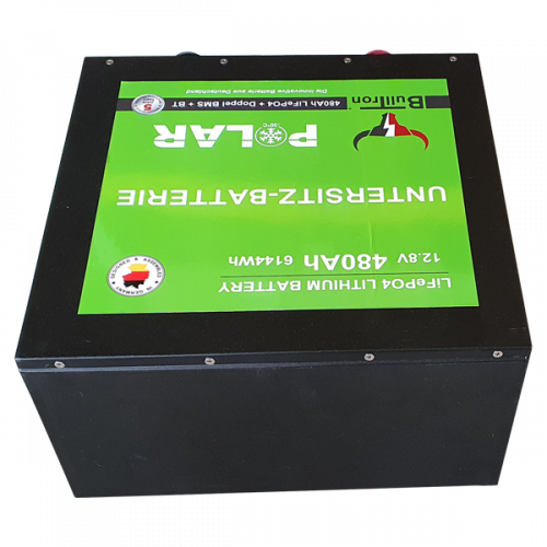 BullTron Lithium Batterie 12,8V 480Ah Untersitz Polar Smart BMS