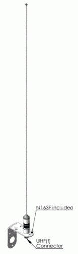 AC-Marine CELmar0-1 - UKW-Antenne 1,0m