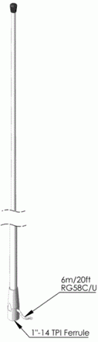 AC-Marine CELmar3-1 - UKW-Antenne 2,7m