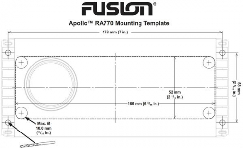 Fusion Apollo MS-RA770 Marine Radio mit WiFi