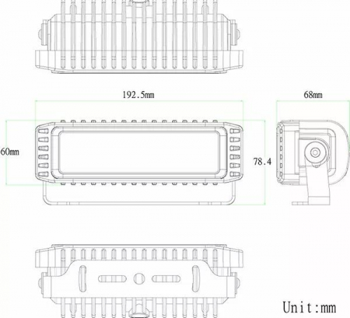 LED Decksscheinwerfer WL2201