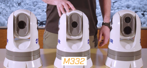 Raymarine E70528 FLIR M332 Stabilised IP Wärmebildkamera – 320 × 256, 9 Hz, 24° FoV, Pan & Tilt, elektronischer Zoom