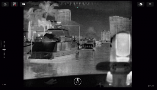 Raymarine E70683 FLIR M560-LRF Stabilised Wärmebildkamera – 3-Achsen, gekühlt, 640 × 512, optischer Zoom, 4K Low-Light-Kamera, Laser-Entfernungsmesser