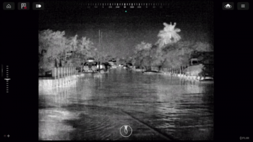 Raymarine E70683 FLIR M560-LRF Stabilised Wärmebildkamera – 3-Achsen, gekühlt, 640 × 512, optischer Zoom, 4K Low-Light-Kamera, Laser-Entfernungsmesser