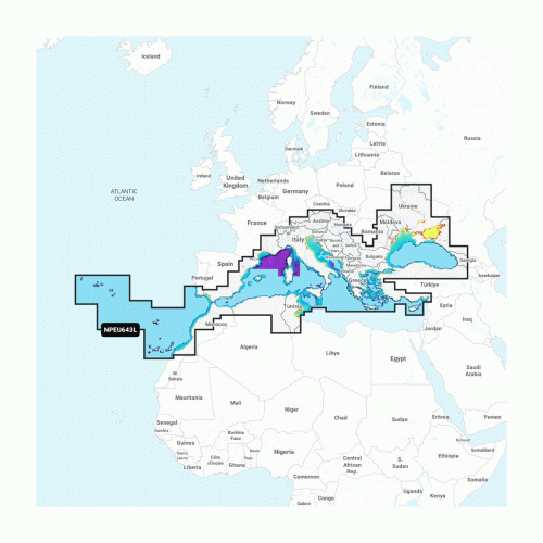 Navionics Platinum+ auf MSD-Modul - NPEU643L+