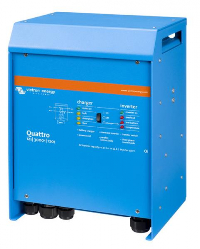 Victron Quattro 12/3000/120-50/50 230V