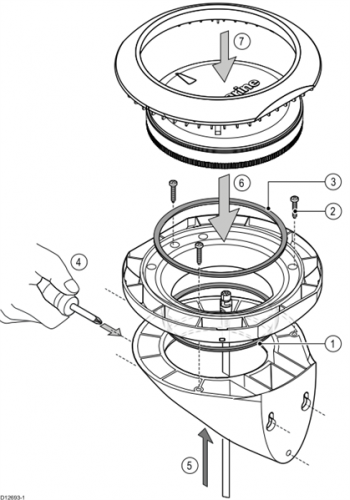 Raymarine R70161 Dichtungssatz für Evolution EV-Sensor