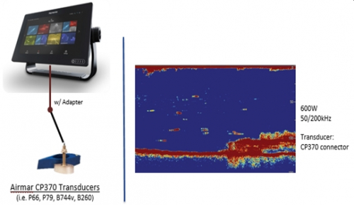 Raymarine A80485 Geberadapterkabel 9-Pin Gerät auf 8-Pin Geber