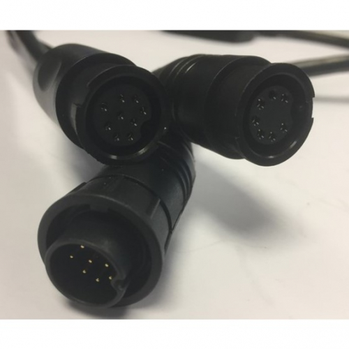 Raymarine A80486 Y-Geberadapterkabel 9-Pin Gerät auf 9-Pin Geber & 7-Pin Geber