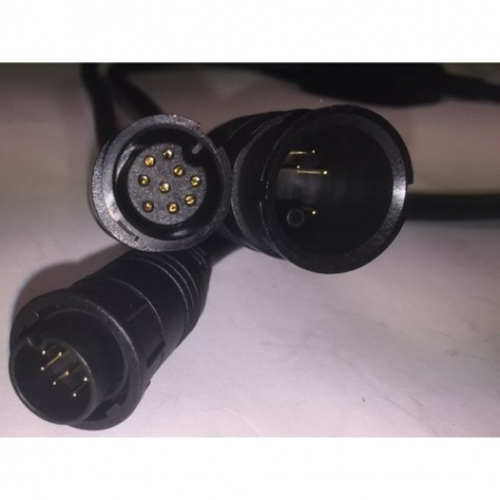 Raymarine A80487 Y-Geberadapterkabel 9-Pin Gerät auf 9-Pin Geber & 8-Pin Geber