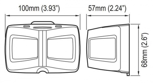 Raymarine TackTick T061 Micro Kompass-System, inkl. Halterung und Masthalterung