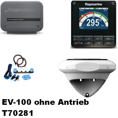 Raymarine EV-100 Evolution Autopilot Elektronik-Kit mit p70s Bedieneinheit ohne Antrieb (T70281)