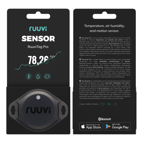 Ruuvi Sensor TagPro - Temperatur - Wasserdicht