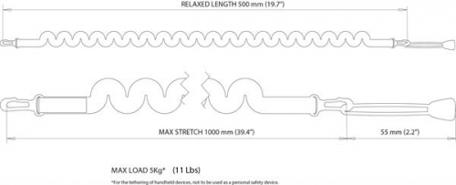 Scanstrut RL-TETH Sicherungsleine für Rokk Montageplatte