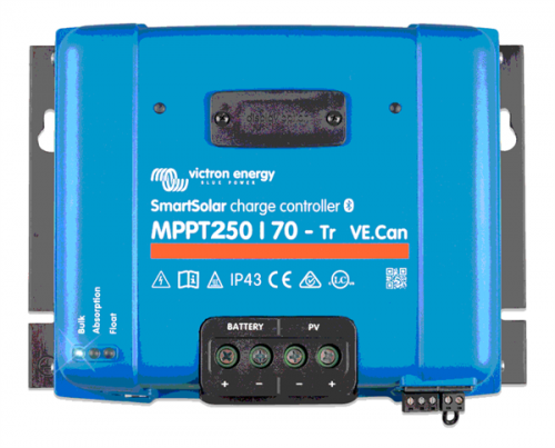 Victron Solar Laderegler SmartSolar MPPT 250/70-TR VE.CAN (12/24/48V-70A) Bluetooth