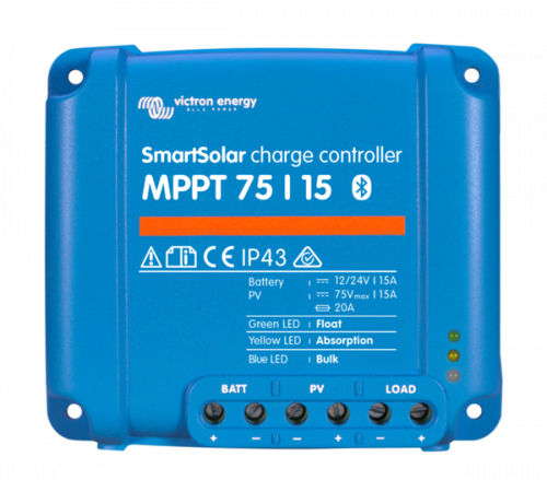 Victron Solar Laderegler SmartSolar MPPT 75/15 (12/24V-15A) Bluetooth