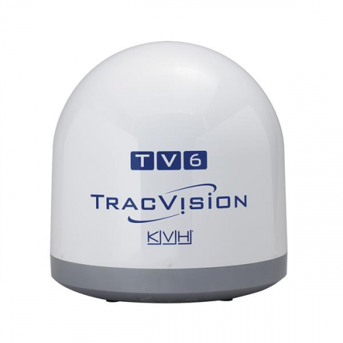 KVH TracVision TV6 mit IP-TV-Hub B & autom. Skew-Einstellung