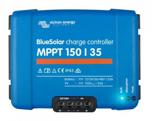 Victron Solarladeregler BlueSolar MPPT 150/35 (12/24V-35A) ohne Bluetooth