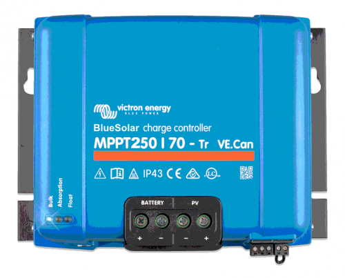Victron Solarladeregler BlueSolar MPPT 250/70-TR VE.CAN (12/24/36/48V-70A) ohne Bluetooth