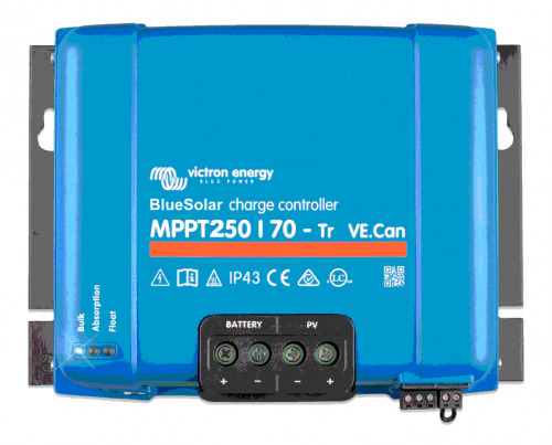 Victron Solar Laderegler BlueSolar MPPT 250/70-TR VE.CAN (12V/24V/48V-70A) ohne Bluetooth